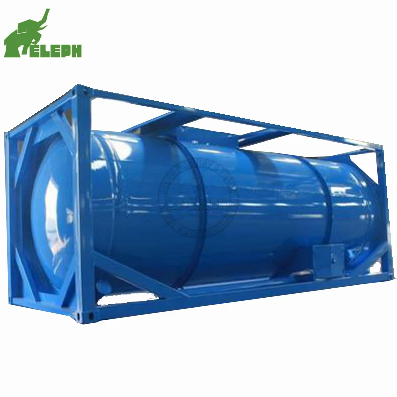 Transport liquid industrial gases used iso tank container for sale