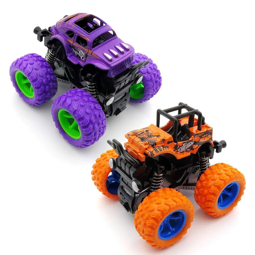 Monster Trucks Toys, Monster Friction Powered Truck Vehicles Big Tire Wheel Car
