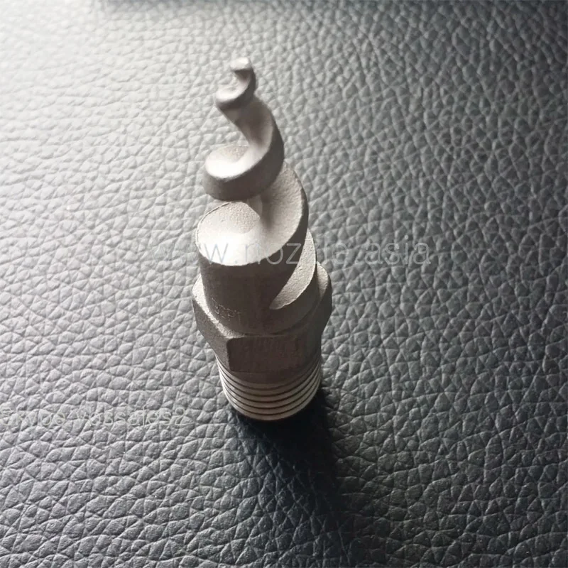 Sandblasting spiral nozzle