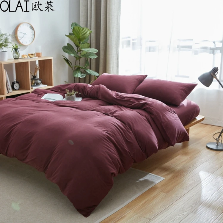 Cotton Material Comfortable Winter Bed Sheet Bed Linen For Home