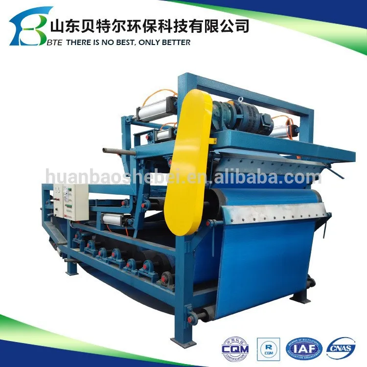 Осадка машина осадка торт машина ленточный фильтр пресс