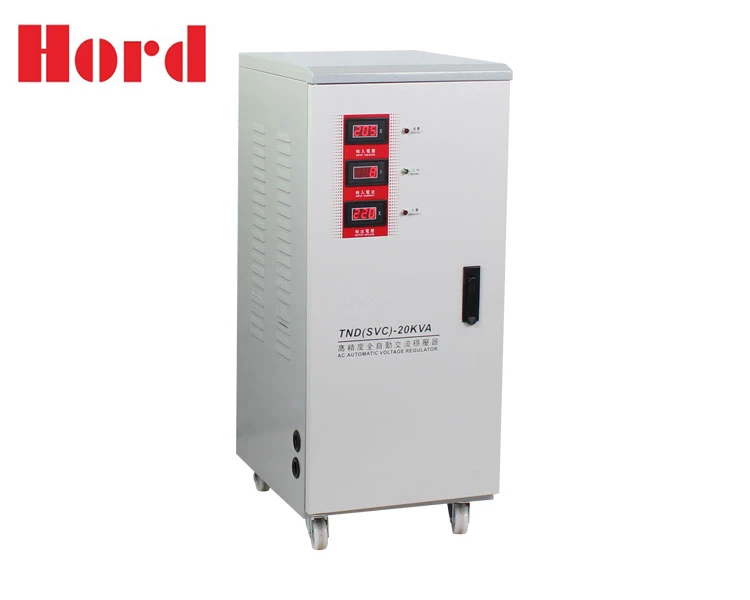 SVC Series Three Phase High Precision Automatic AC Voltage Stabilizer TNS-20KVA for Household Appliances