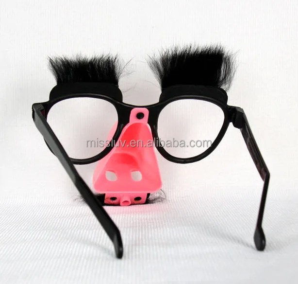 Carnival party glasses with eyes funny plastic novelty glasses holder nose glasses with mustache