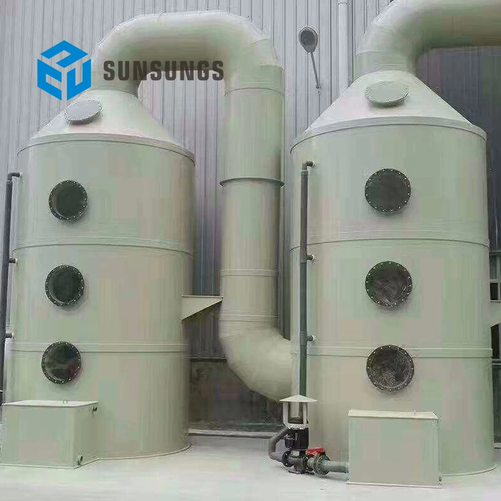 
Waste Gas Purification Tower/ Gas Scrubbers/gas absorption column for chemical industry 
