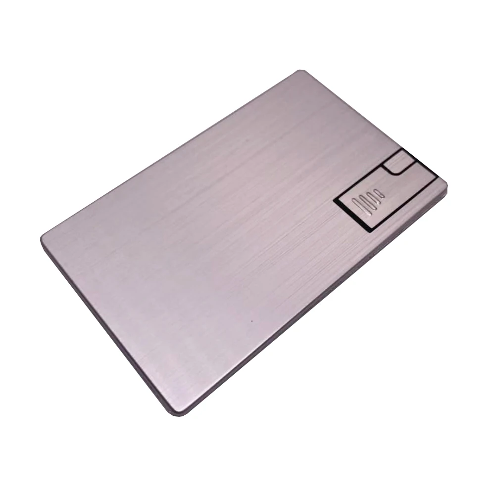 
Custom HD color printing logo metal credit usb flash drive business card  (62015565782)