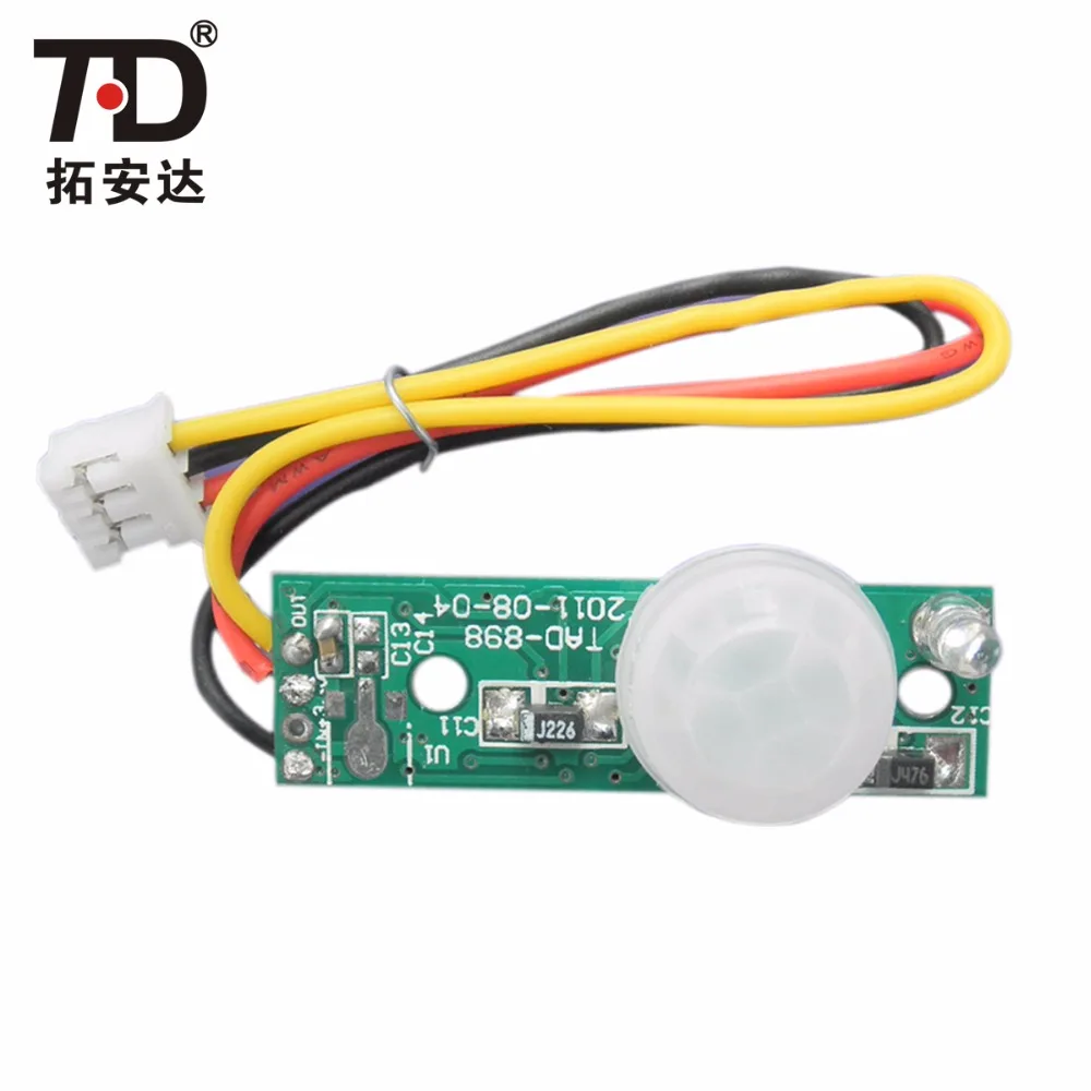 DC3.3-4.5V Human Body Pyroelectricity Infrared pir motion Sensor Module, Mini pir motion sensor chip and module