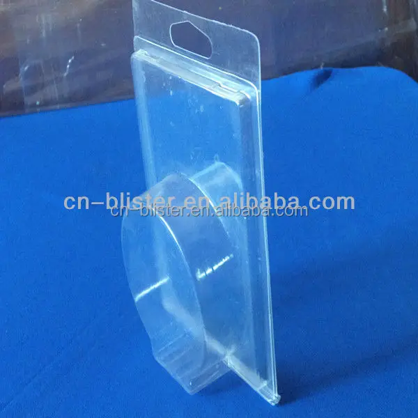 Plastic blister packaging for nails clamshell box for nails stand blister packing box
