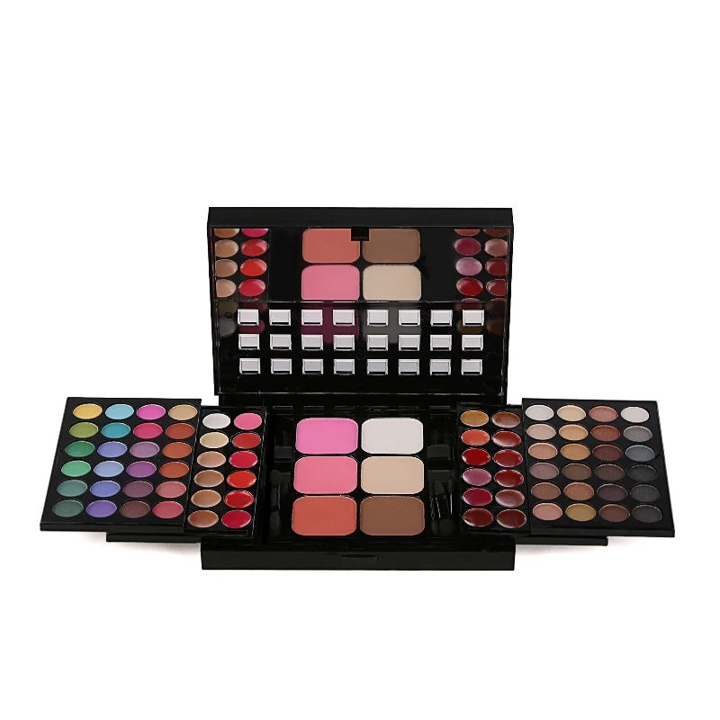 Wholesale 78 colors Eyeshadow Face Foundation Blush Lipgloss Professional All In One Make Up Women Cosmetics Kit Makeup Set