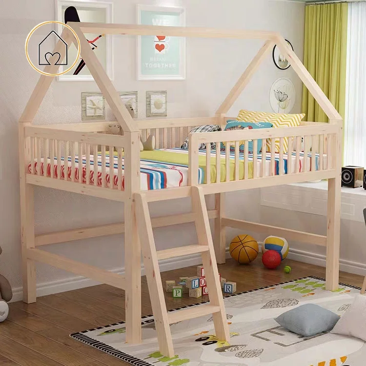 Same as ebay cheap price king single loft house bed for kids