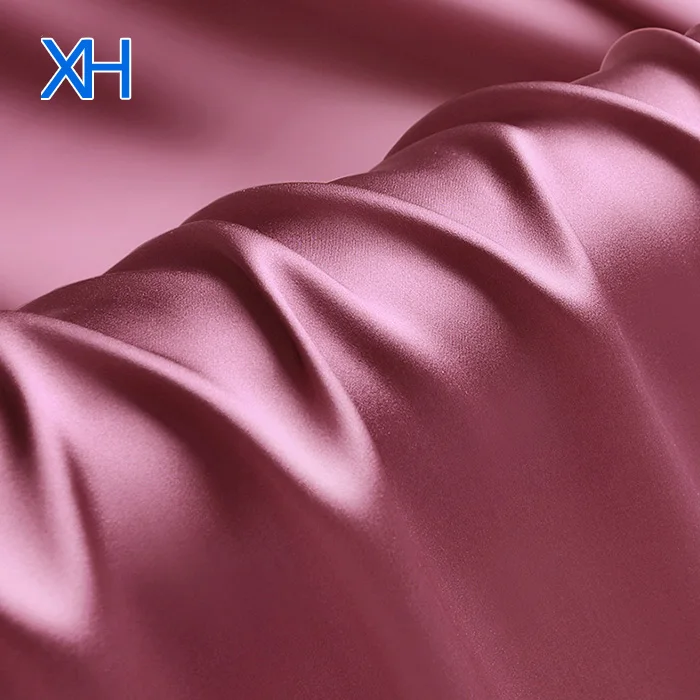 New Design Nano 100 Silk Charmeuse Fabric  with High Quality By Xinhe Textiles