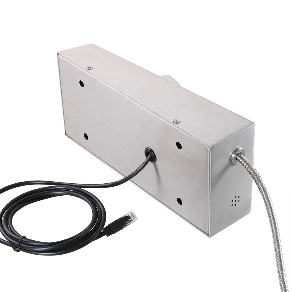 Антивандальный тюремный телефон VoIP с дисплеем и прочным громкоговорителем тел. IP для