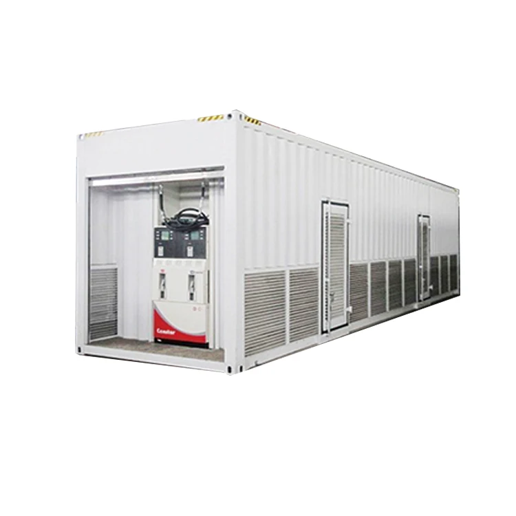 Jinshuilong factory 40ft 20ft mobile petrol diesel container gas filling station