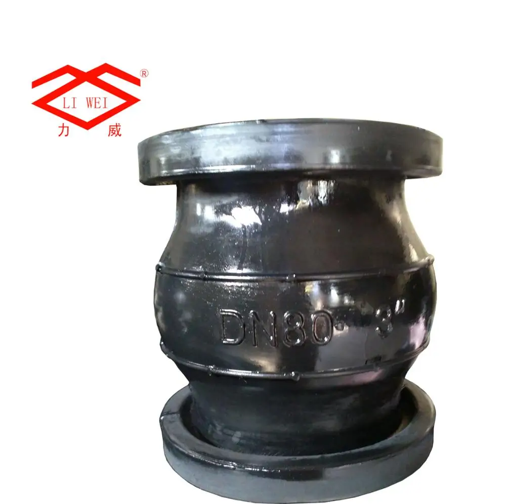 DN80 130L ANSI swivel flange single sphere rubber expansion joint rubber expansion joint pipe fittings