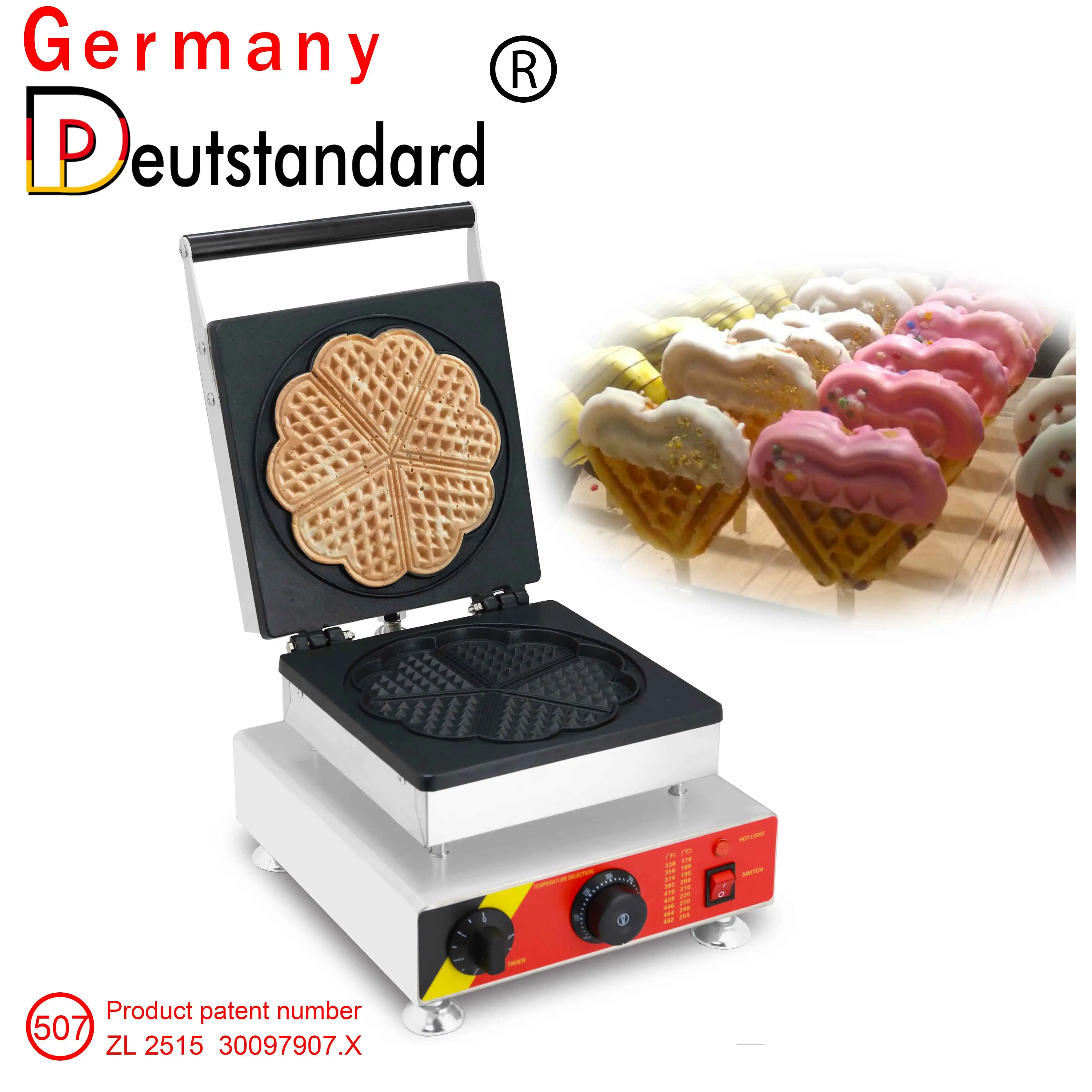 snack machines heart shape waffle maker waffle making machine