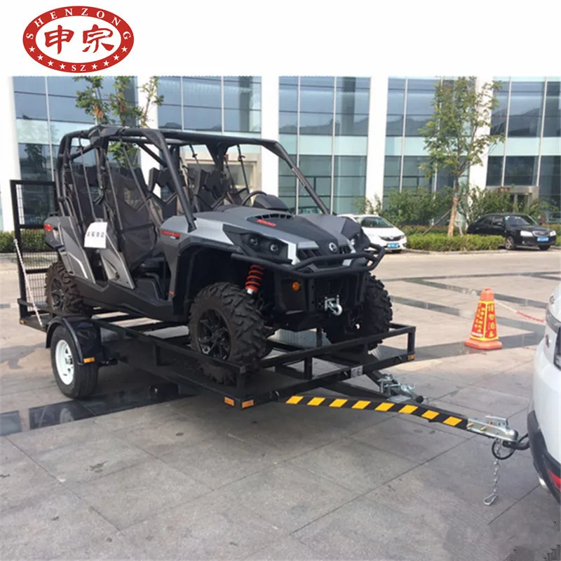 small atv car transporter utility dump trailer