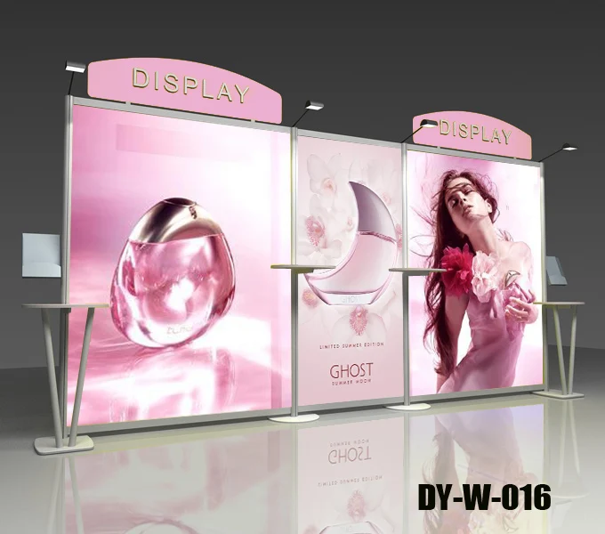 Custom 3x3 aluminum foldable exhibition stand modular exhibition booth