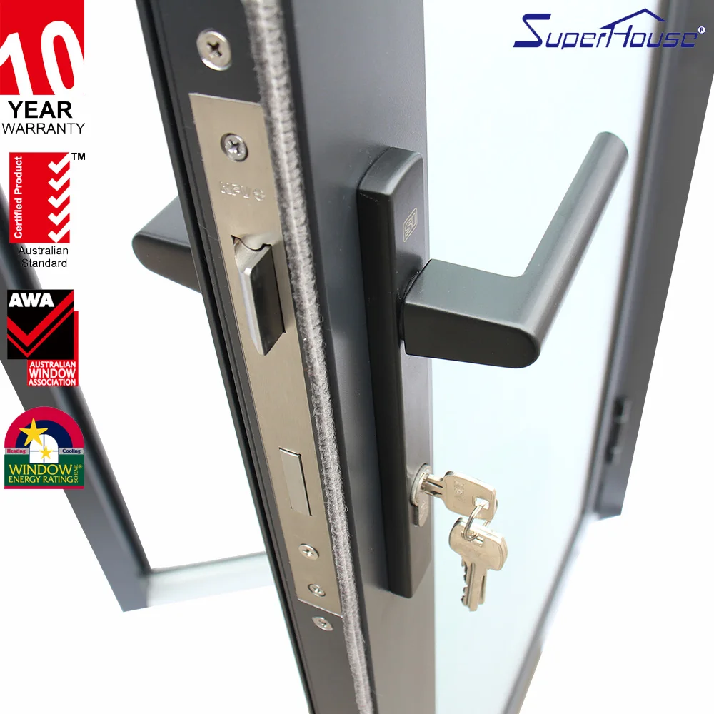 As2047 Сертифицированный современный коммерческий стеклянный дизайн входной двери для храмового стекла