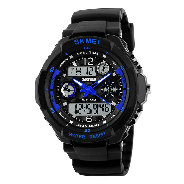 skmei 0931 analog digital wrist watch 5 atm water proof watches brand sport relojes hombre