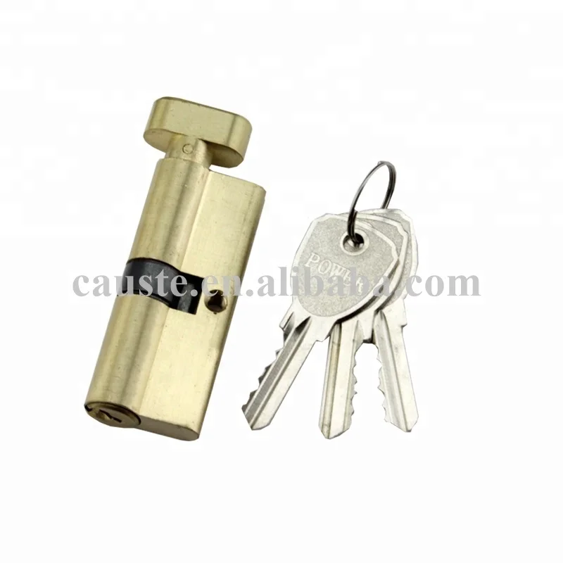 Euro Profile Brass Key Solid brass lock cylinder mortise door lock cylinder
