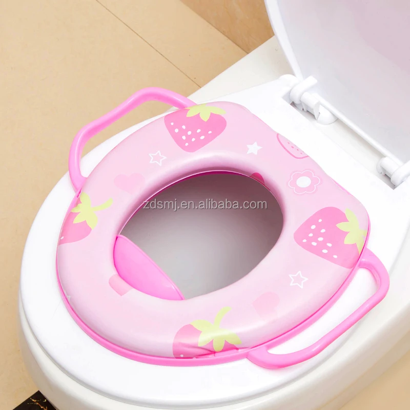 New pattern family toilet seat bide pink strawberry child products series toilet seat cushion