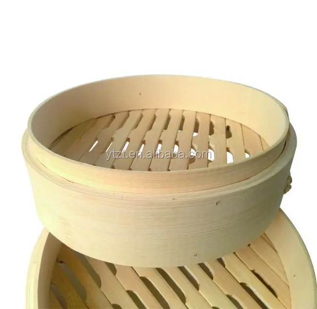 Two Tier Bamboo Rice/Pasta/Dim Sum Steamer with Lid