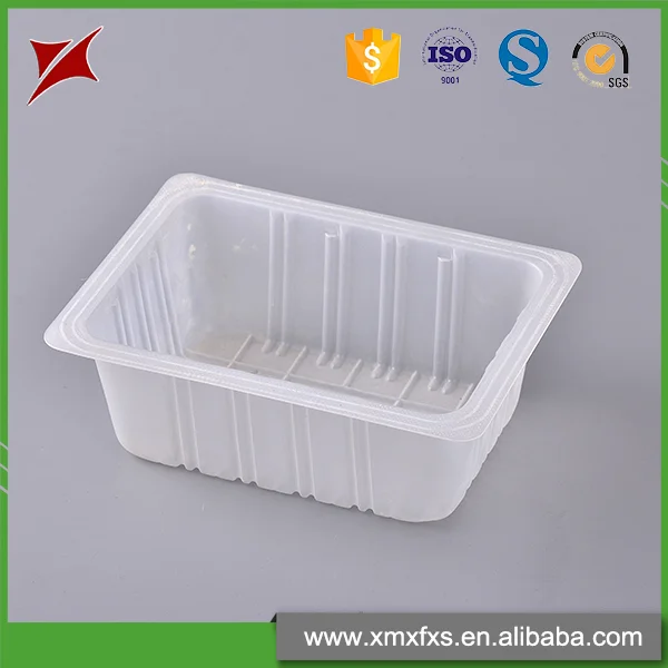 Tofu disposable frozen storage tray plastic container food packaging