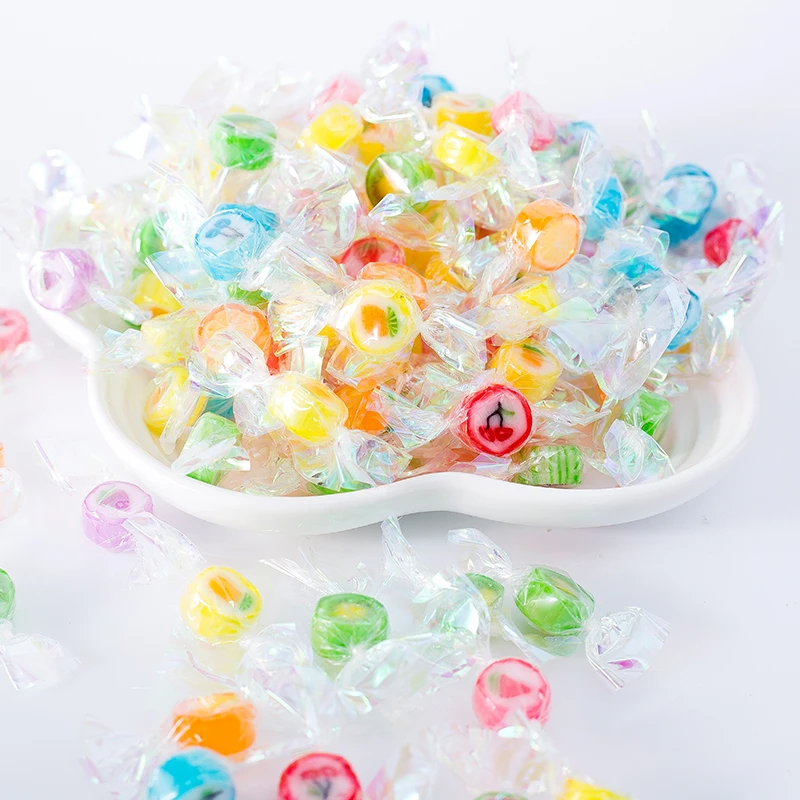 Yibang 2.5Kg Per Bag Good Taste Hand Made Fruit Hard Candy