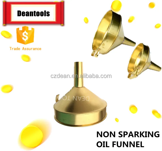 NON SPARKING BRASS OIL FUNNEL /HOLE, SAFETY COPPER ALLOY HAND TOOLS