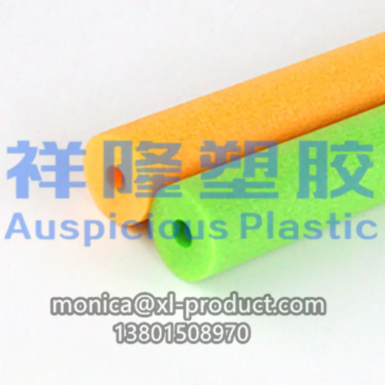 Swimming foam pool noodles in a variety of styles and colors