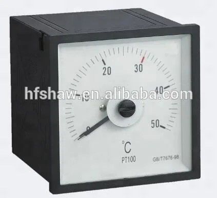 High Quality AC DC Analog Voltage Square Panel Meter 72*72mm,Moving Iron Type Analog AC Ammeter/Voltmeter