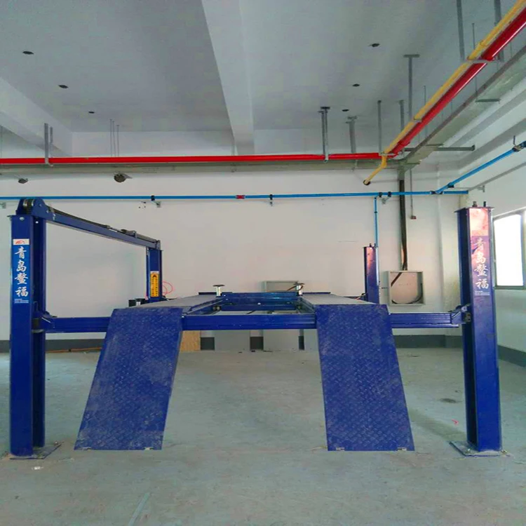 
5T car lift 4 post hydraulic car lift for wheel alignment 5000kgs load capacity 