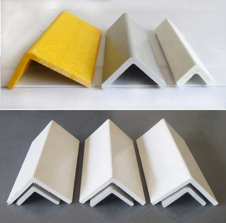 High quality fiberglass reinforced plastic L angle bar, anti-corrosion FRP Z shape angle beam