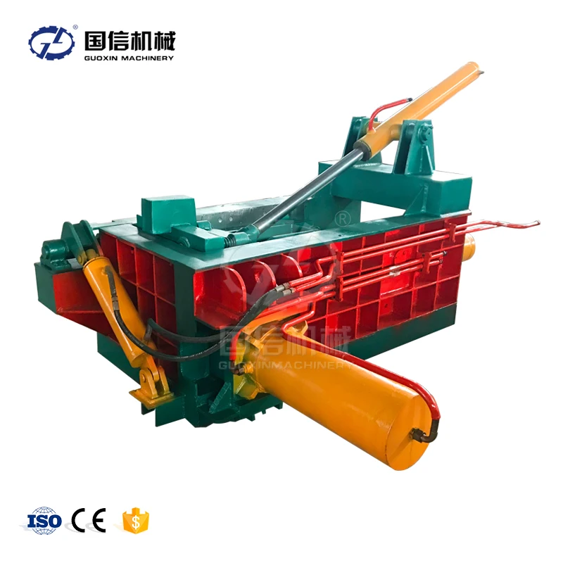 
Steel Wire Compactor Scrap Car Baler Machine Automatic Waste Metal Baling Press 