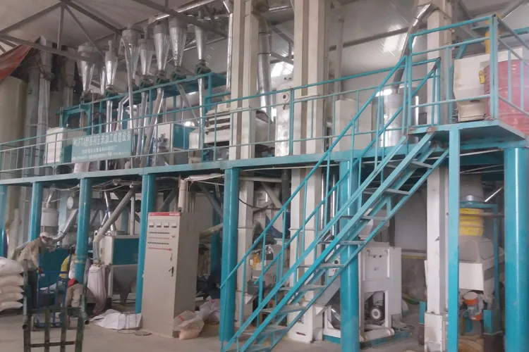 Corn flour milling grinding  machine Corn Maize Flour Mill Milling Machine