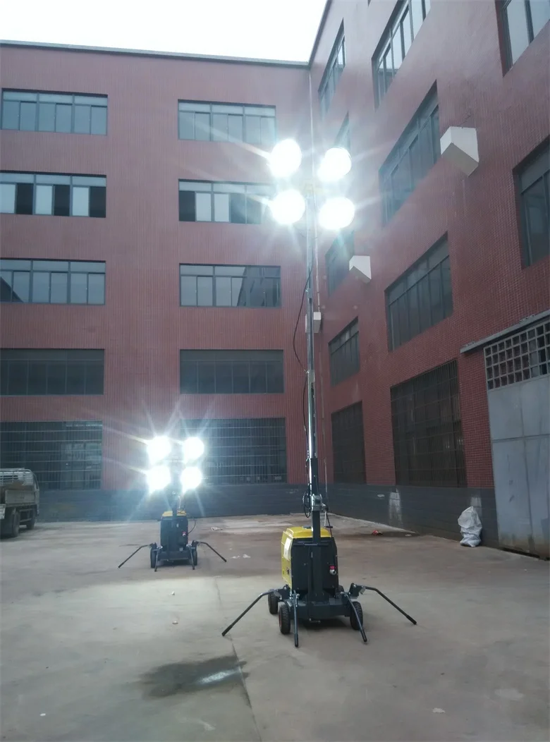 5KW Diesel Generator Construction Mobile Light Tower