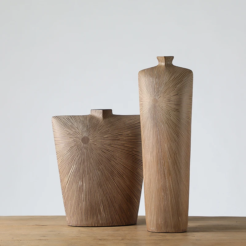 Home Decoration Accessories Embossed Creative Vase For Home Decor Flower