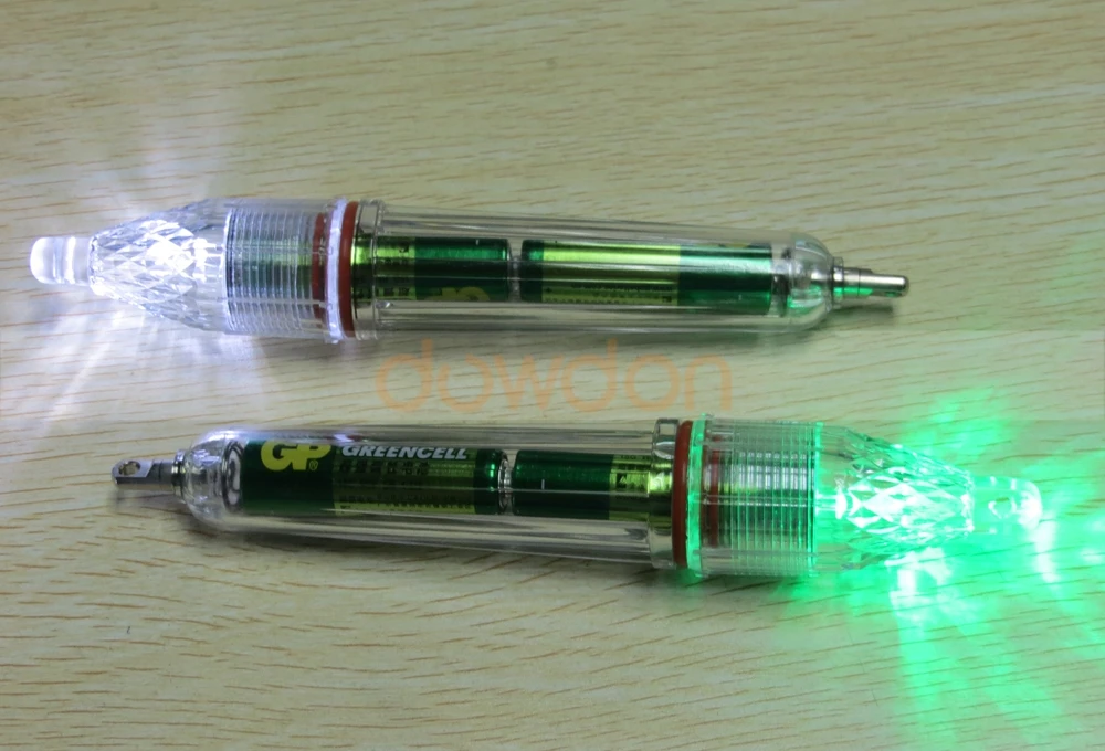 17 12cm Attract Fish Lure Lamp Green Led Fishing Float Light