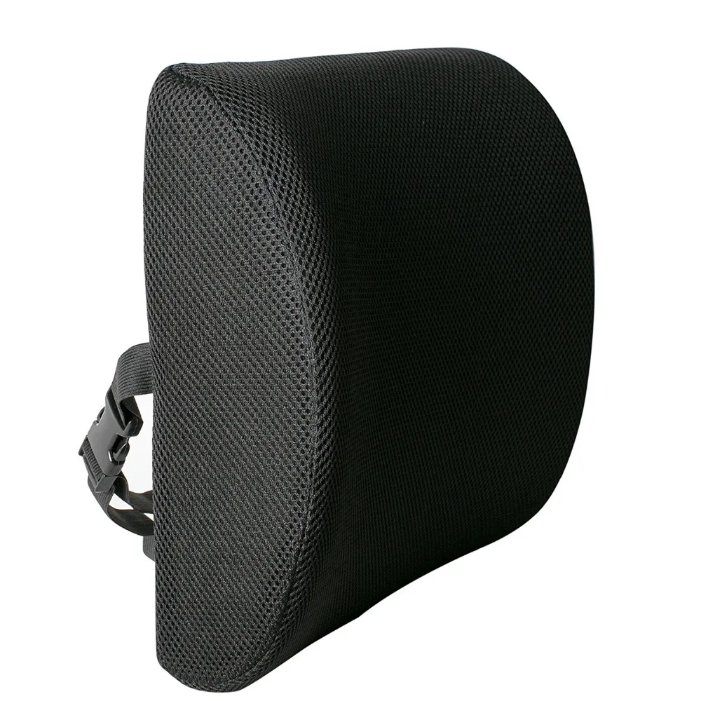 Дышащий воздушный сетка задняя подушка пены памяти клин подушки поясничная задняя Поддержка Подушка для стула нижняя часть спины боли