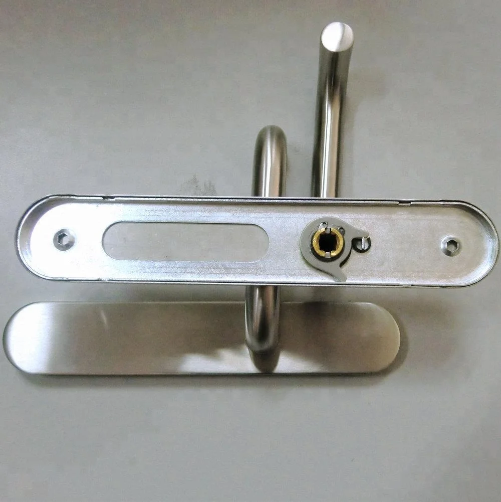 Modern SUS304 Door Handle Lock Set ,With Rose or Plate