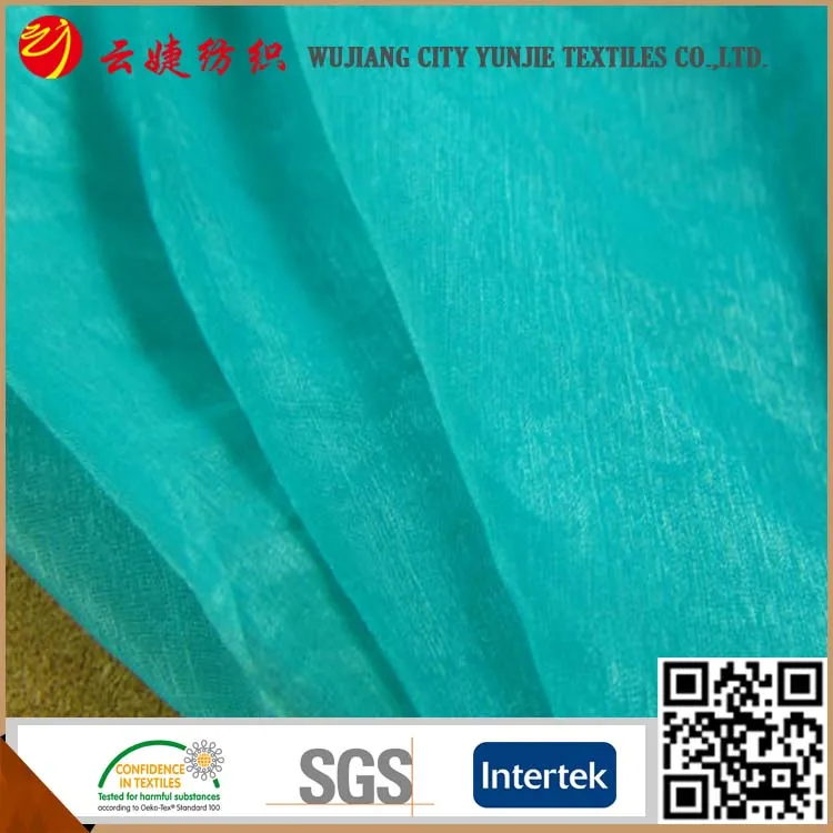 Вышитая шелковая органза гофрированная шифон