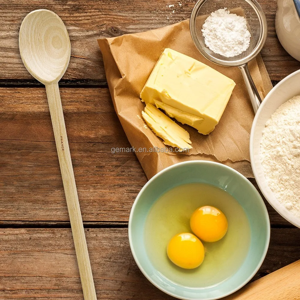 cooking tools Wood spoon kitchen tool Classic French style Beech wood spoon