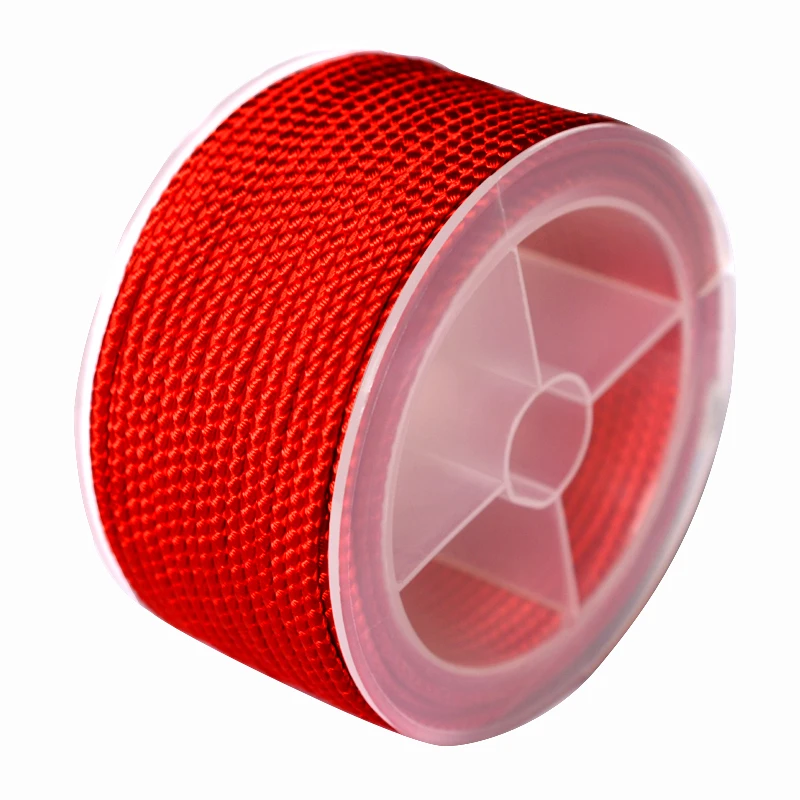 LONGJIE manufacturer wholesales 29 colors 2mm Long-lin hand-woven jewelry making thread 18m