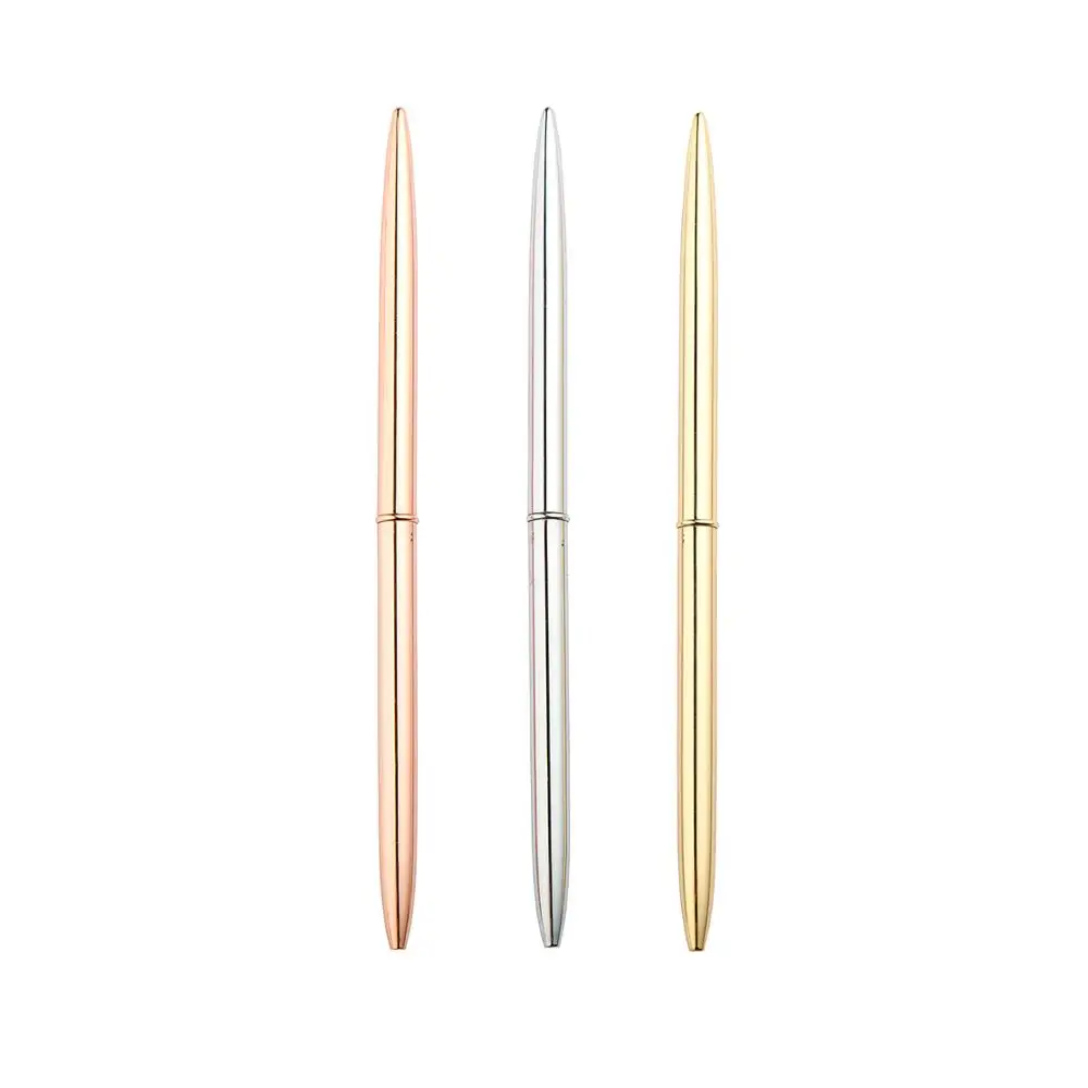 Jinghao Brand Good Quality Long Thin Metal Ball Pen