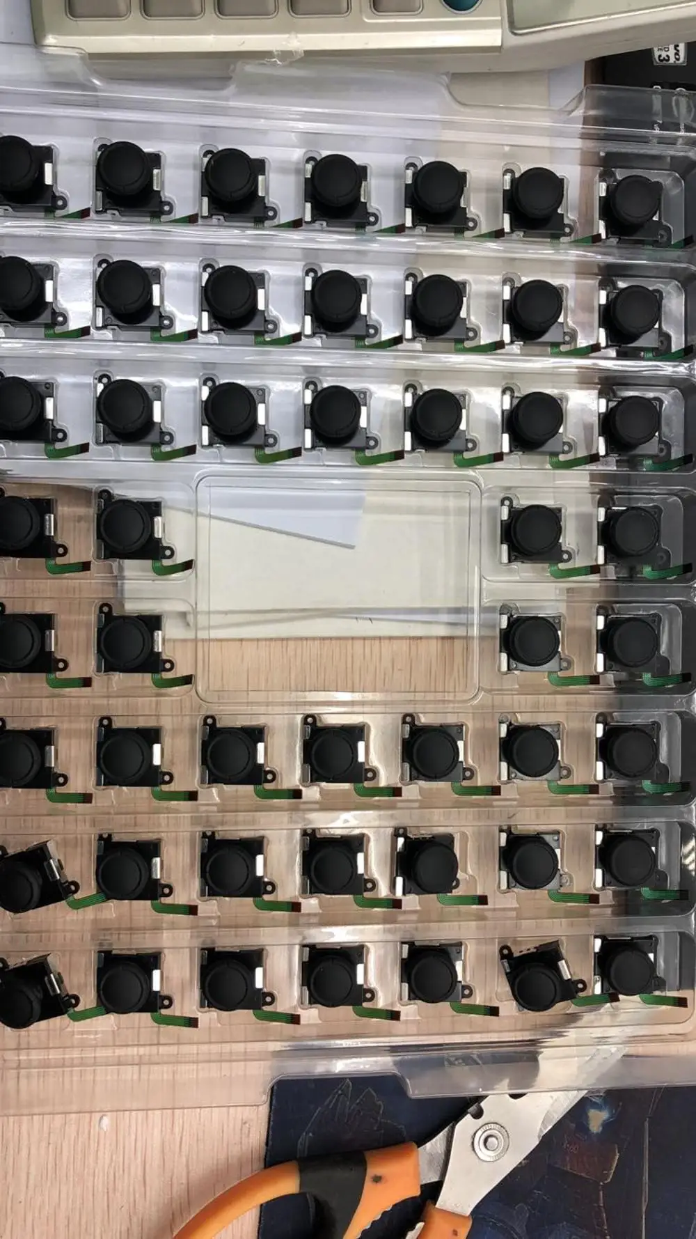 Black 3D analog joystick Thumb Sticks sensor replacement for Nintend Switch NS Switch Joy Con controller parts oem