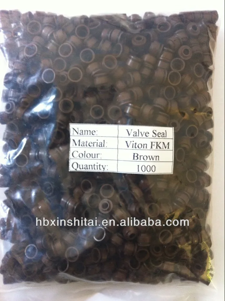 Valve oil seals FKM green brown CD70 CT100 JH70 TMX valve stem seal for automobile and motorcycle