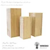 
HONGDAO custom made hot sale unfinished pine wood box single wine gift packaging wooden box 