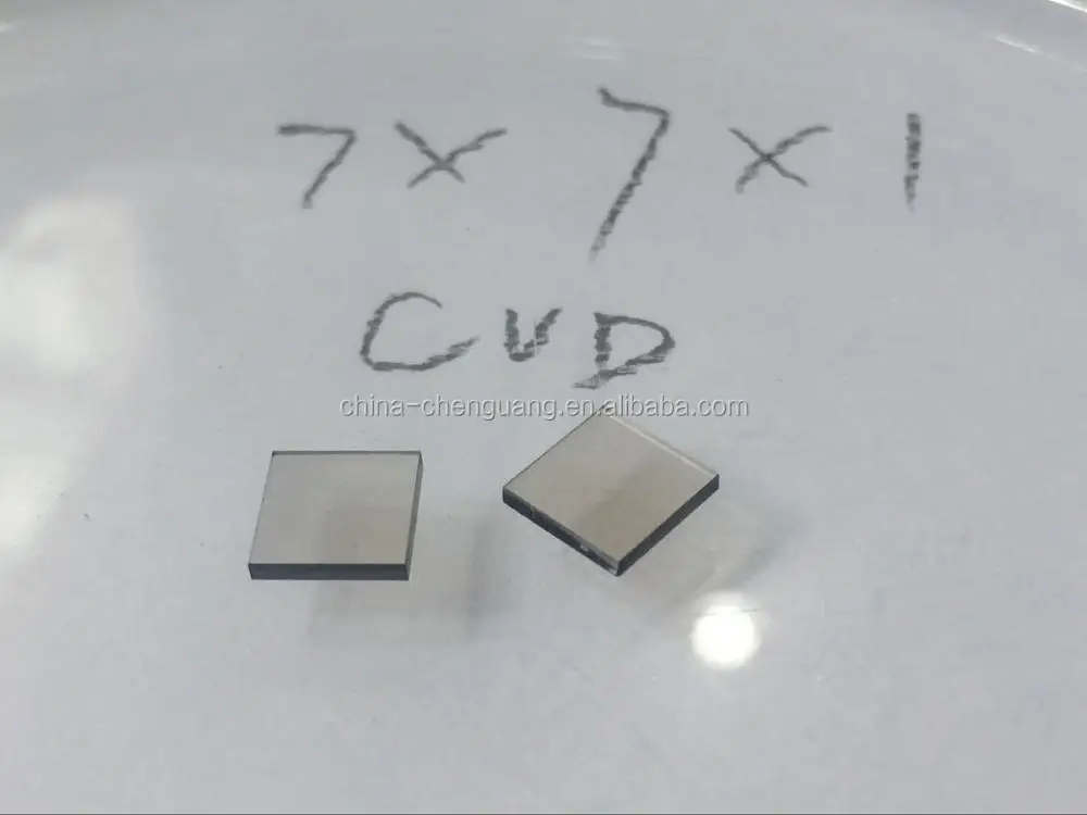 Mono Crystal Electronic Grade CVD Diamond Plate for Radiation Detector