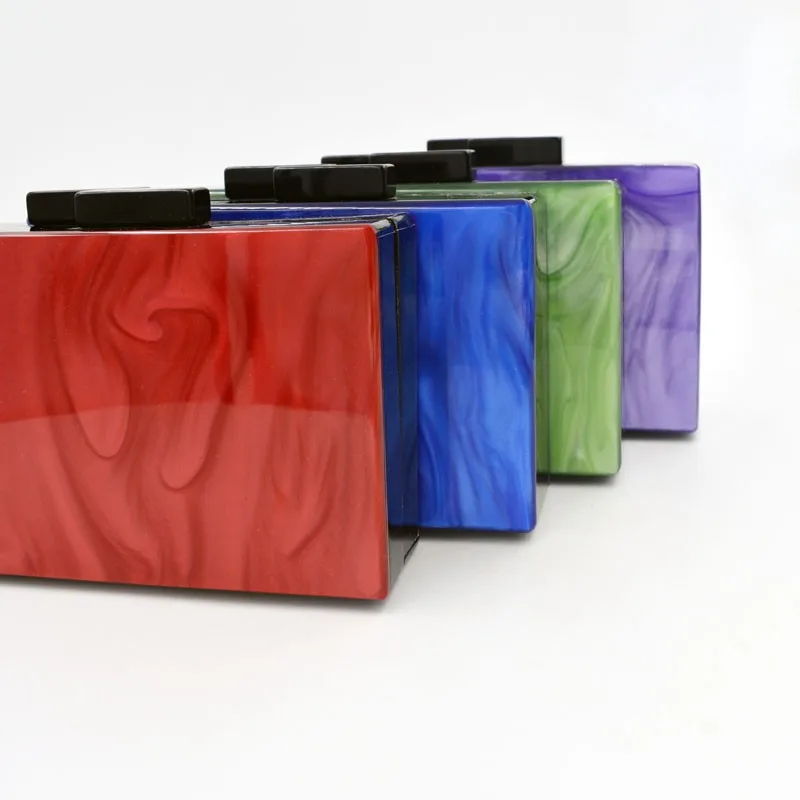 
Elegant and Luxury ladies marble acrylic clutch handbag evening party bags prom purse 