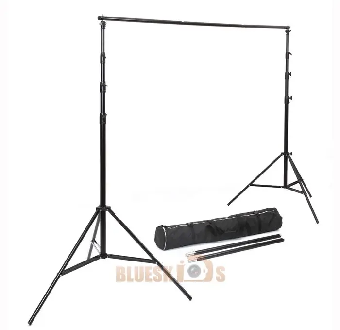 Photography Heavy Duty Adjustable Backdrop Stand with Carry Bag for Photo Studio Booth Paper Muslin Background
