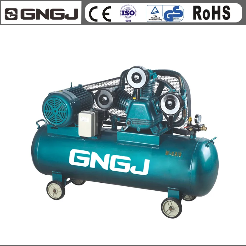 Китай лучшая цена 100 литра поршневые промышленные компрессоры с двигателем